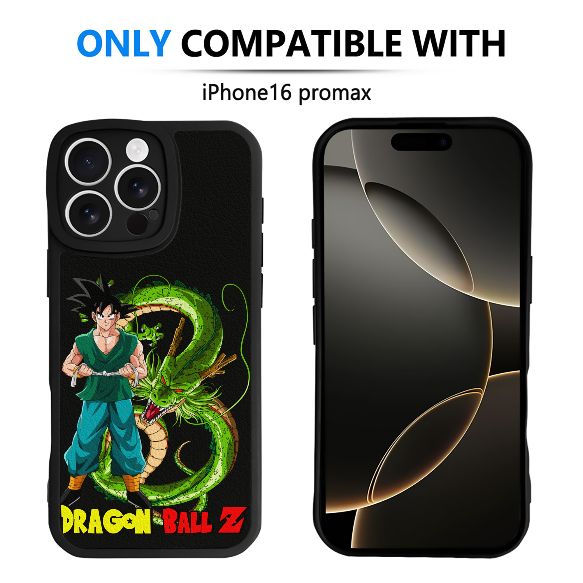 （画像用） ドラゴンボール 孫悟空（そん ごくう）Son Goku カカロット DRAGON BALL Kakarotto 【iPhone 16シリーズ対応】シリコンスマホケース（レザー調） 材質：シリコン